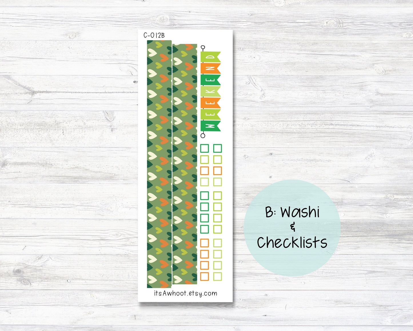 WEEKLY Kit Planner Stickers - "O'March" - Happy Planner CLASSIC - Vertical (C012)