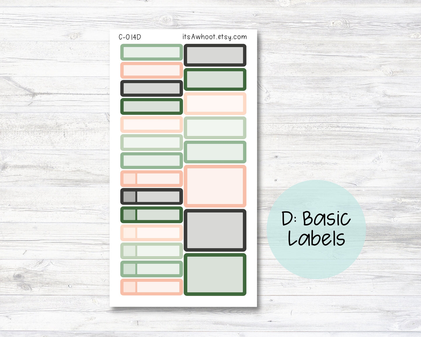 WEEKLY Kit Planner Stickers - "Spring Fever" - Happy Planner CLASSIC - Vertical (C014)