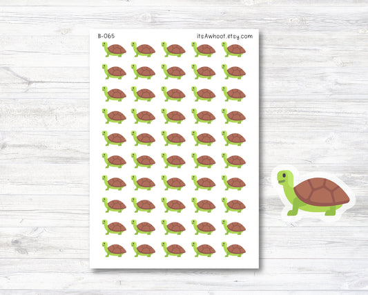 Turtle Club Stickers, Turtle Icon Stickers (B065)