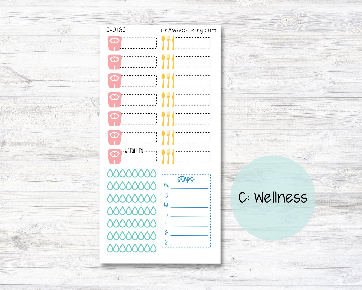 WEEKLY Kit Planner Stickers - "Birthday Month" - Happy Planner CLASSIC - Vertical (C016)