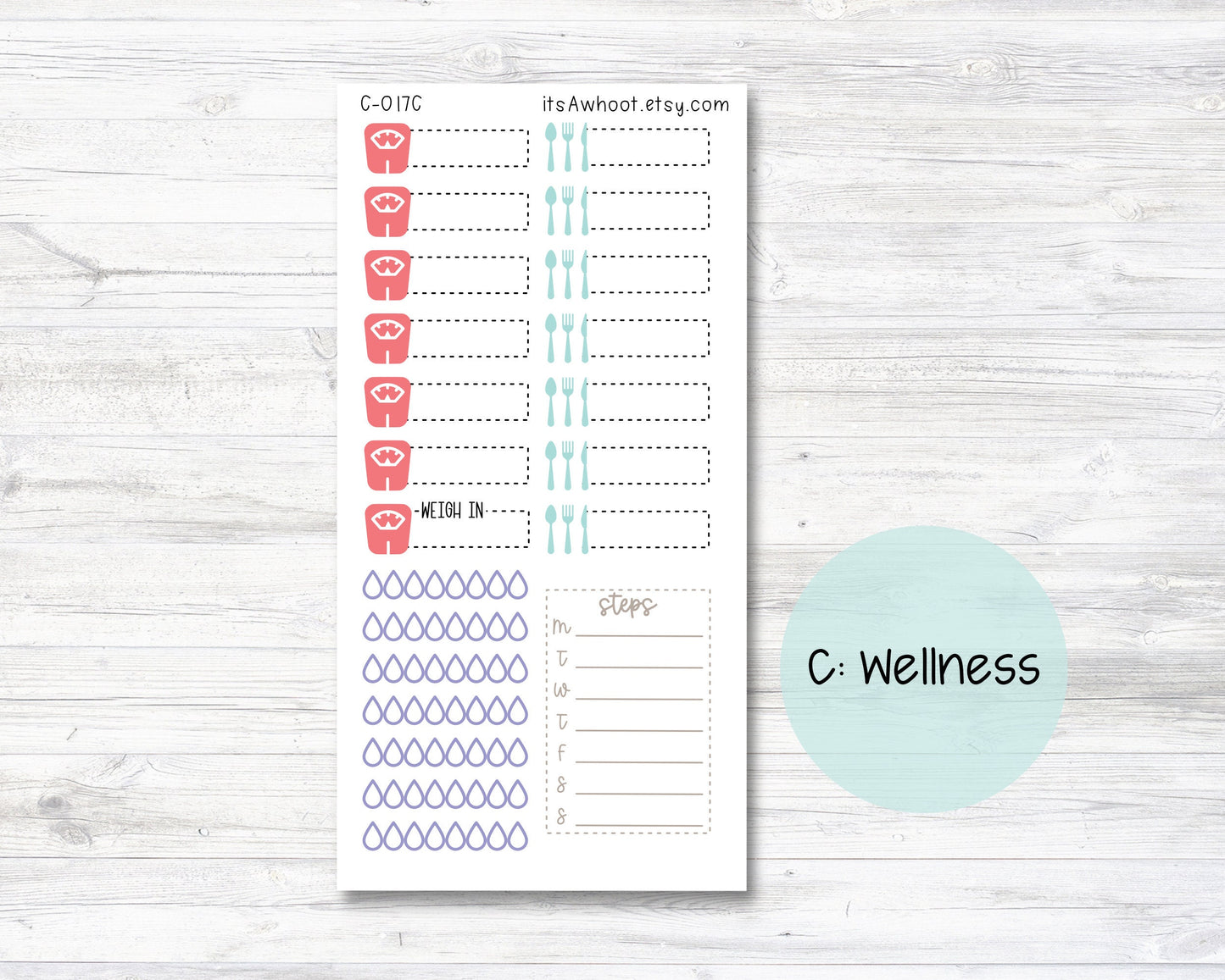 WEEKLY Kit Planner Stickers - "'Merica" - Happy Planner CLASSIC - Vertical (C017)