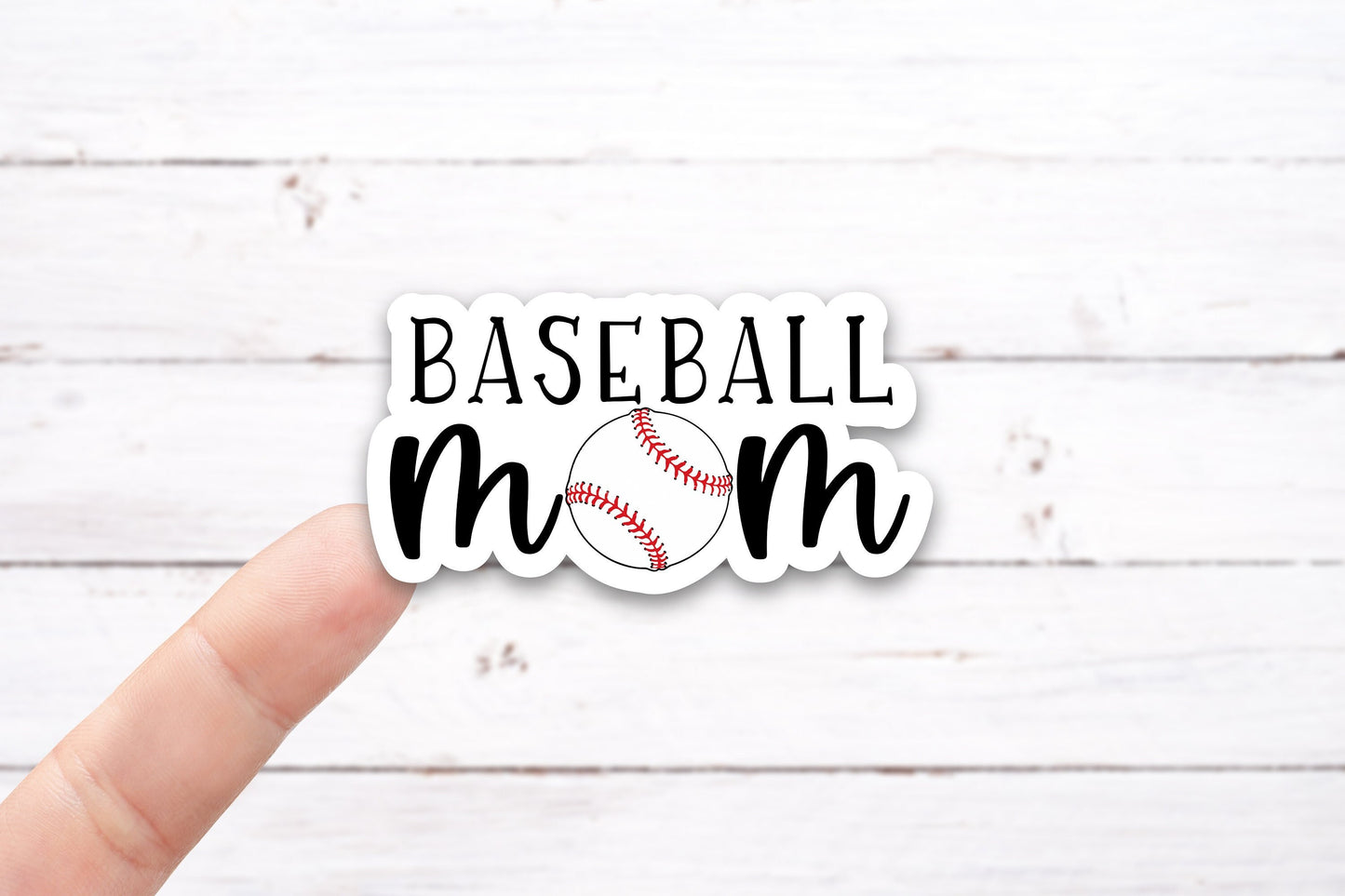 BASEBALL MOM Vinyl Decal (I007)