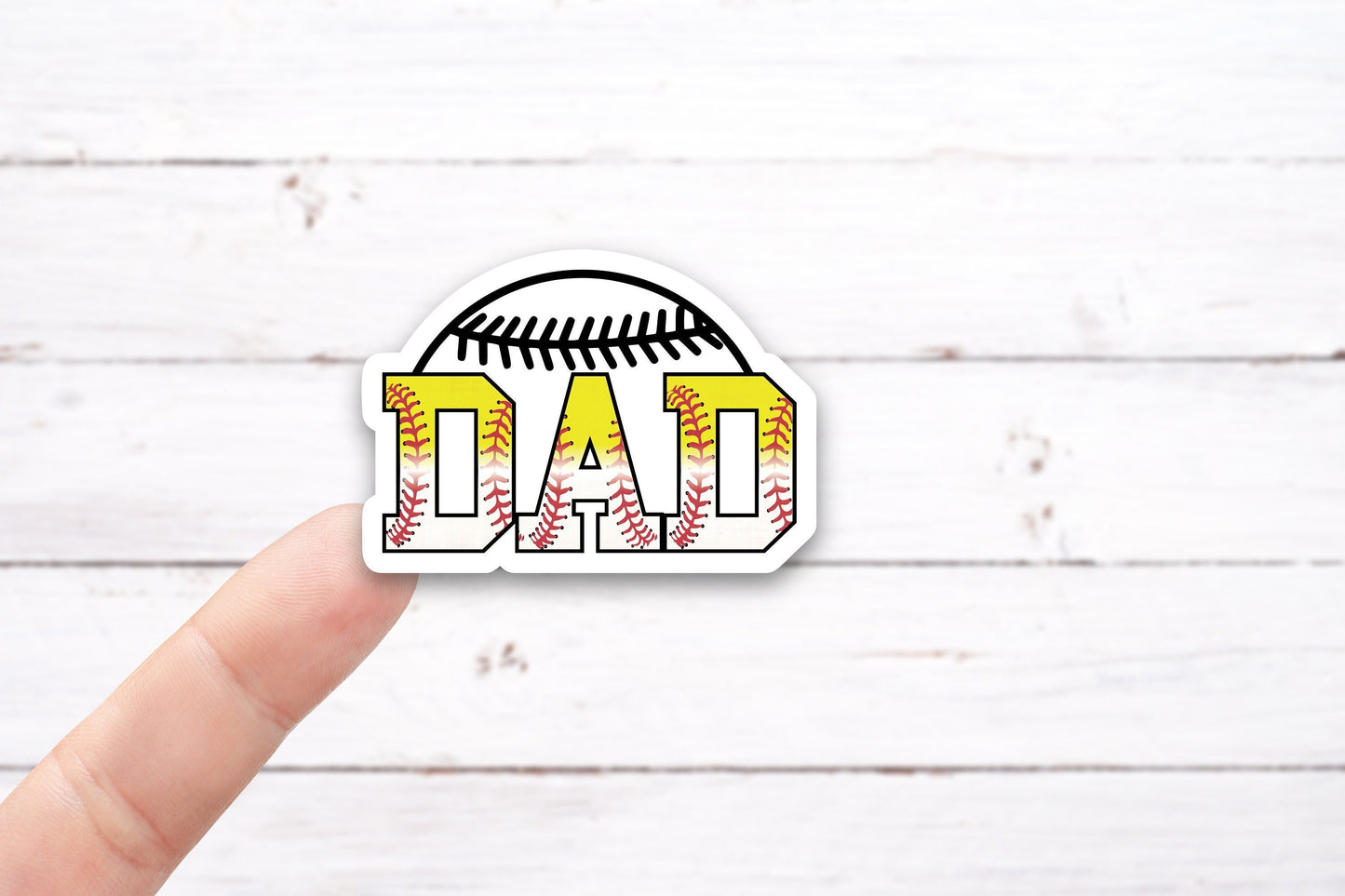 Softball/Baseball DAD Vinyl Decal (I009)