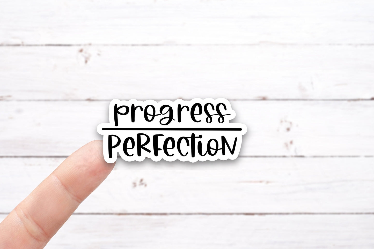 PROGRESS OVER PERFECTION Vinyl Decal (I020)