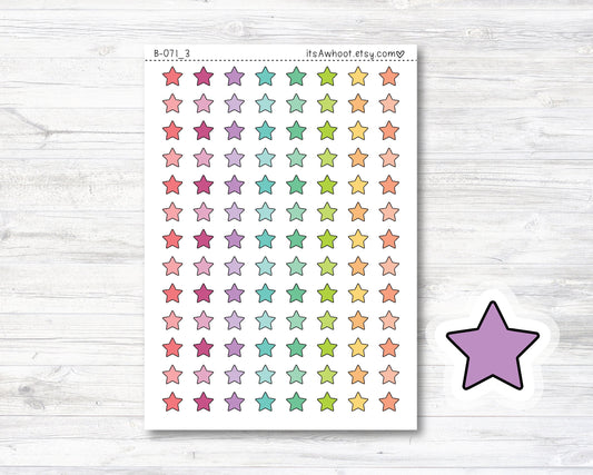 Star Doodle Stickers (B071_3)